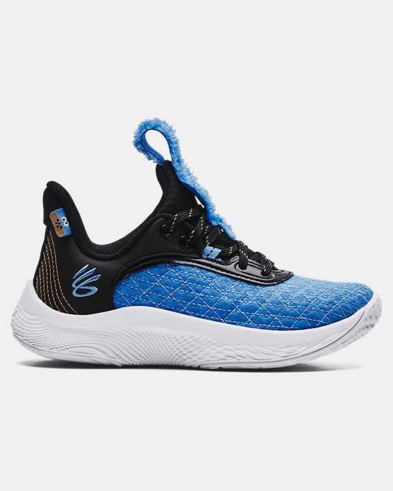 Pre-School Curry 9 Basketball Shoes, Blue, pdpMainDesktop image number 0
